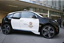 BMW i3 des Los Angeles Police Departmenent (LAPD).  Foto:Auto-Medienportal.Net/BMW